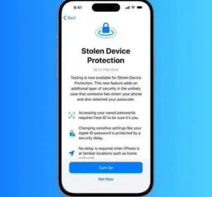 疏勒苹果授权维修店分享被盗设备保护功能开启方法 