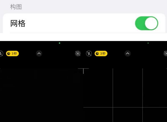 疏勒苹果手机维修网点分享iPhone如何开启九宫格构图功能