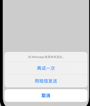 疏勒apple维修iPhone上无法正常发送iMessage信息