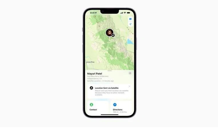 疏勒苹果14维修分享iPhone14系列中 FindMy功能通过卫星分享位置方法教程 